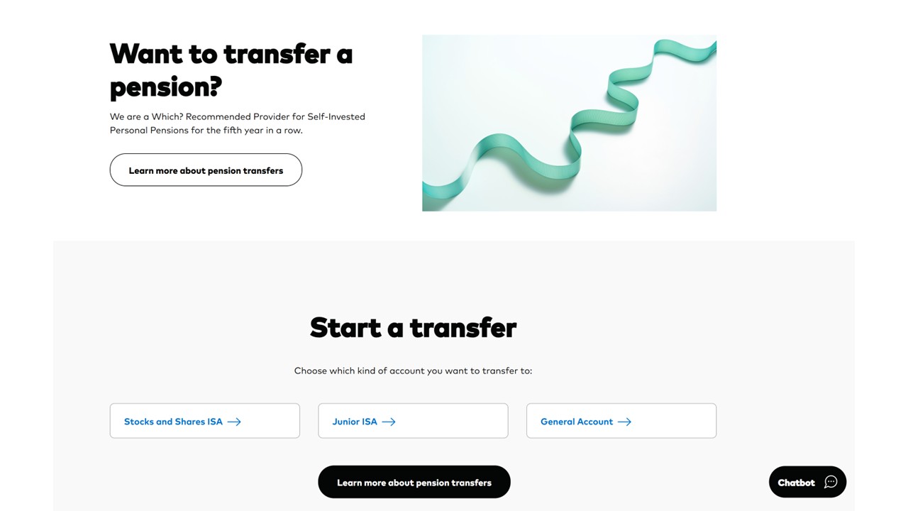 Start a transfer to Vanguard