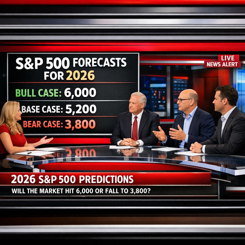 S&P500 predictions tv news segment-2026
