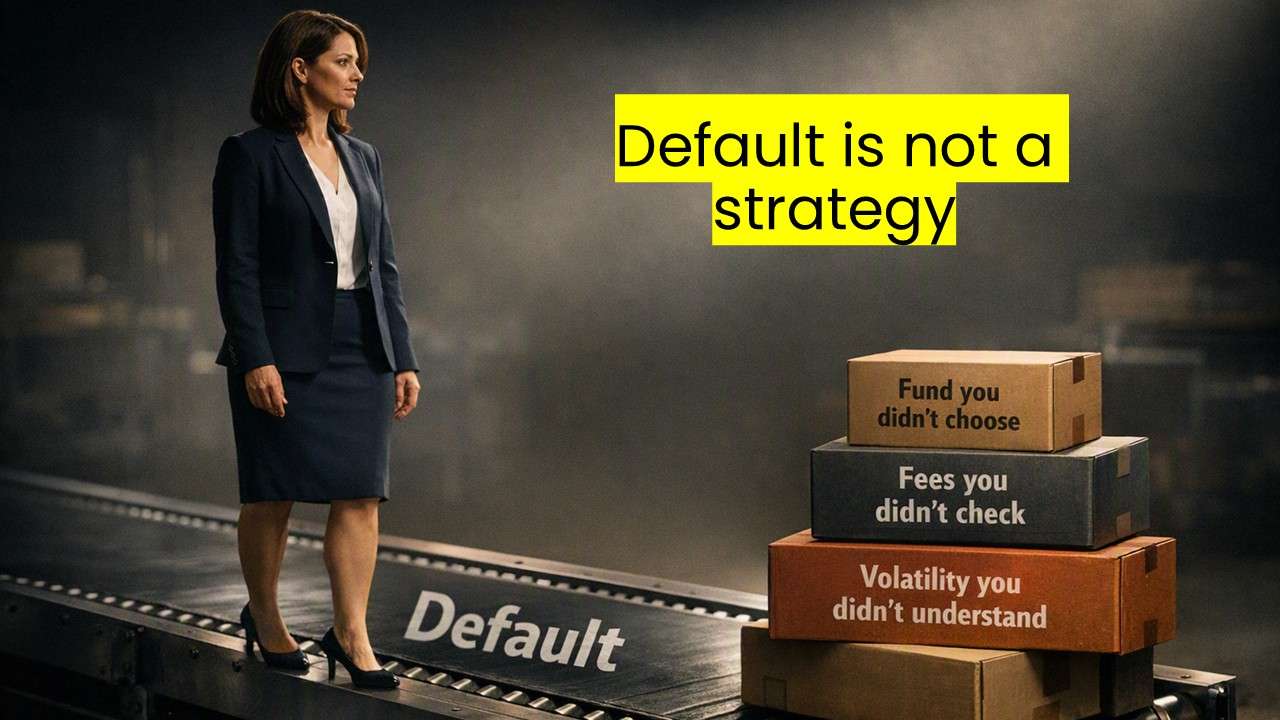 Rebel Finance School Week 6 slide saying Default is not a strategy