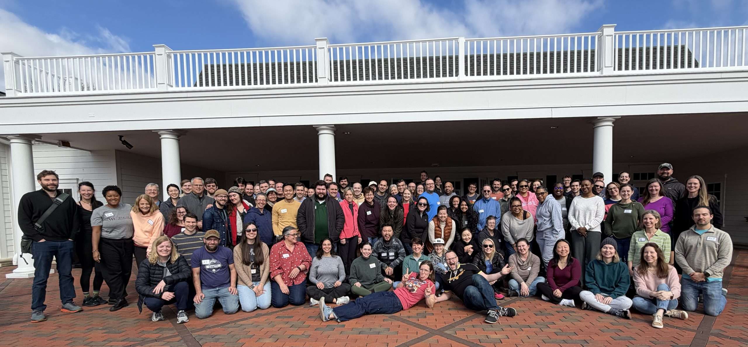 Extraordinary Richmond attendees gathered for a group photograph outside the venue